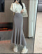 Winter Knitted Mermaid Skirts